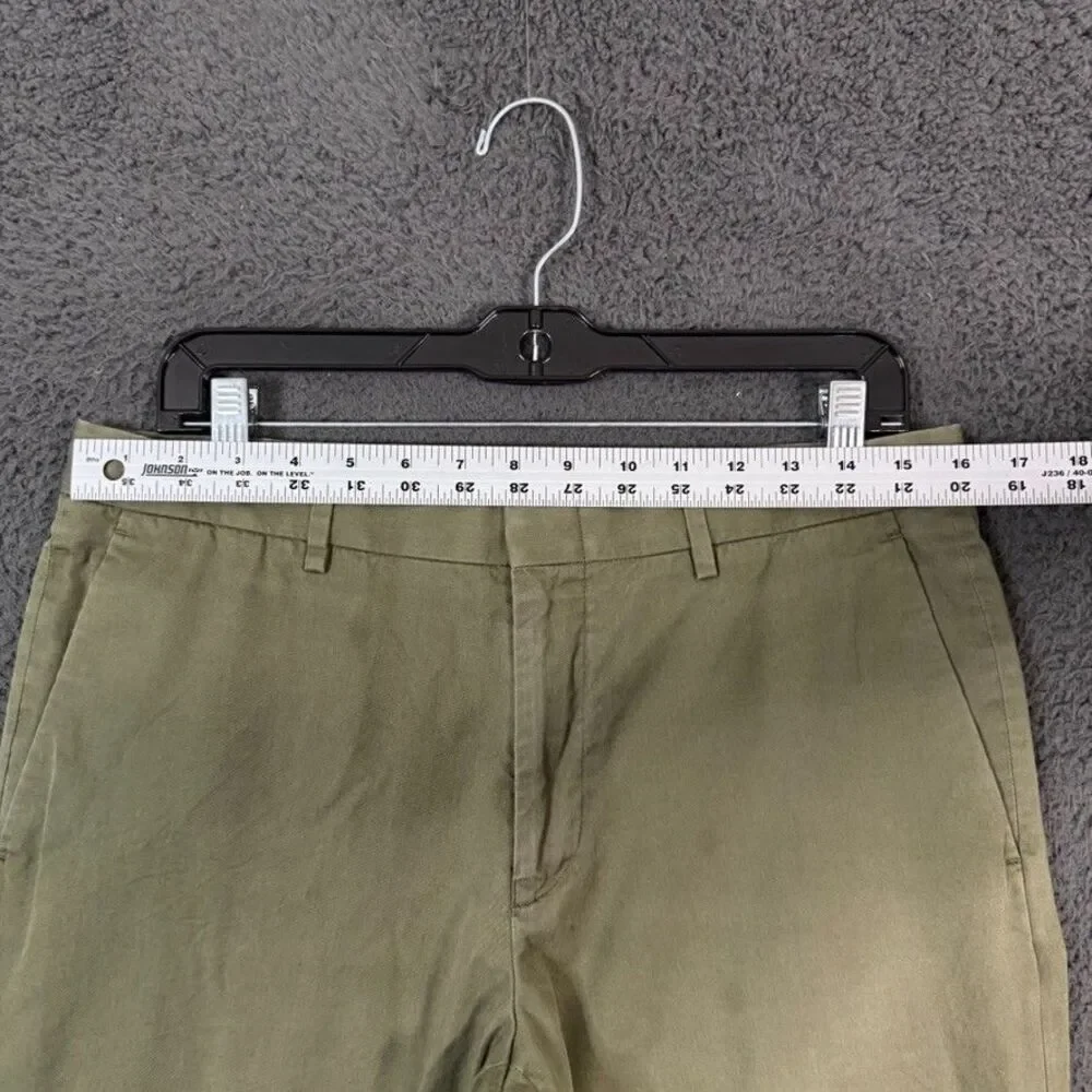 J Crew Pants Mens 32x29 Green Ludlow Slim Fit Larusmiani Chino Preppy Casual